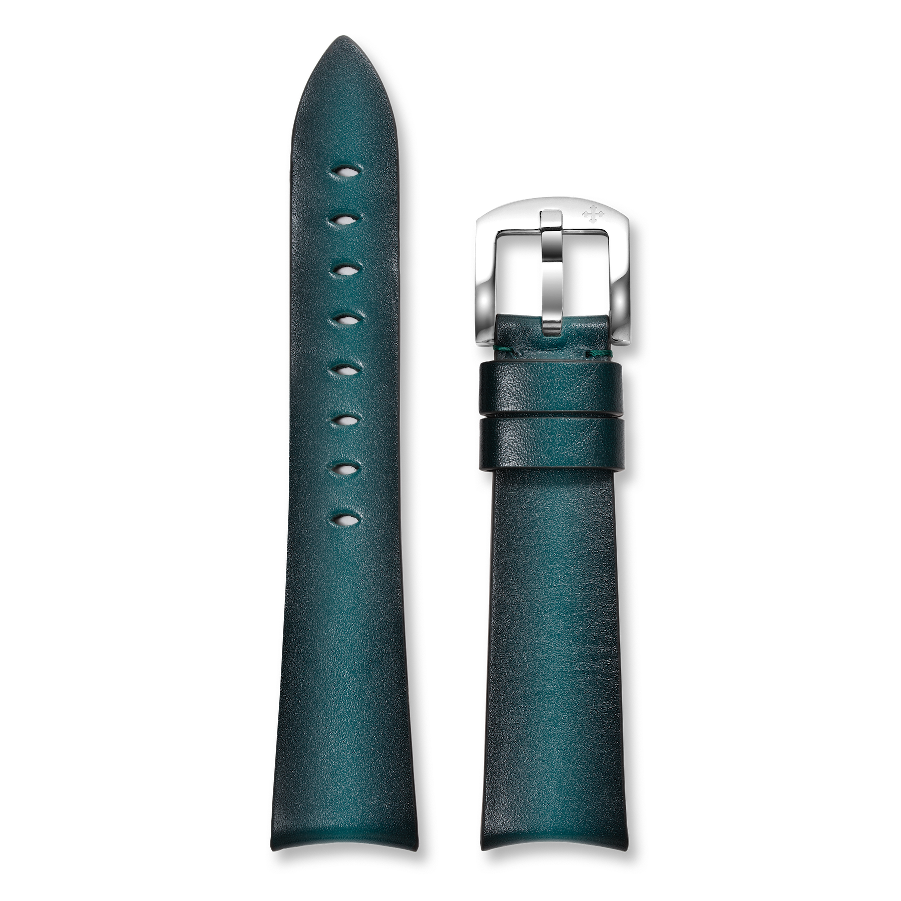 Cinturino in Pelle Fumè Verde 20mm