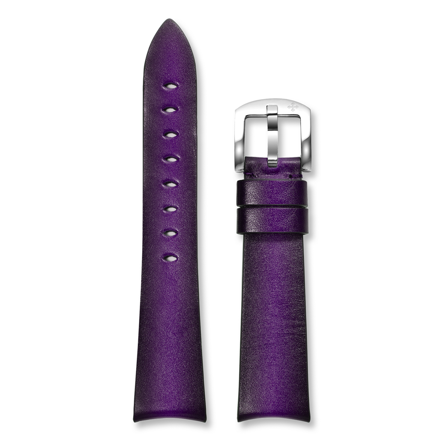 Cinturino in Pelle Fumè Porpora 20mm