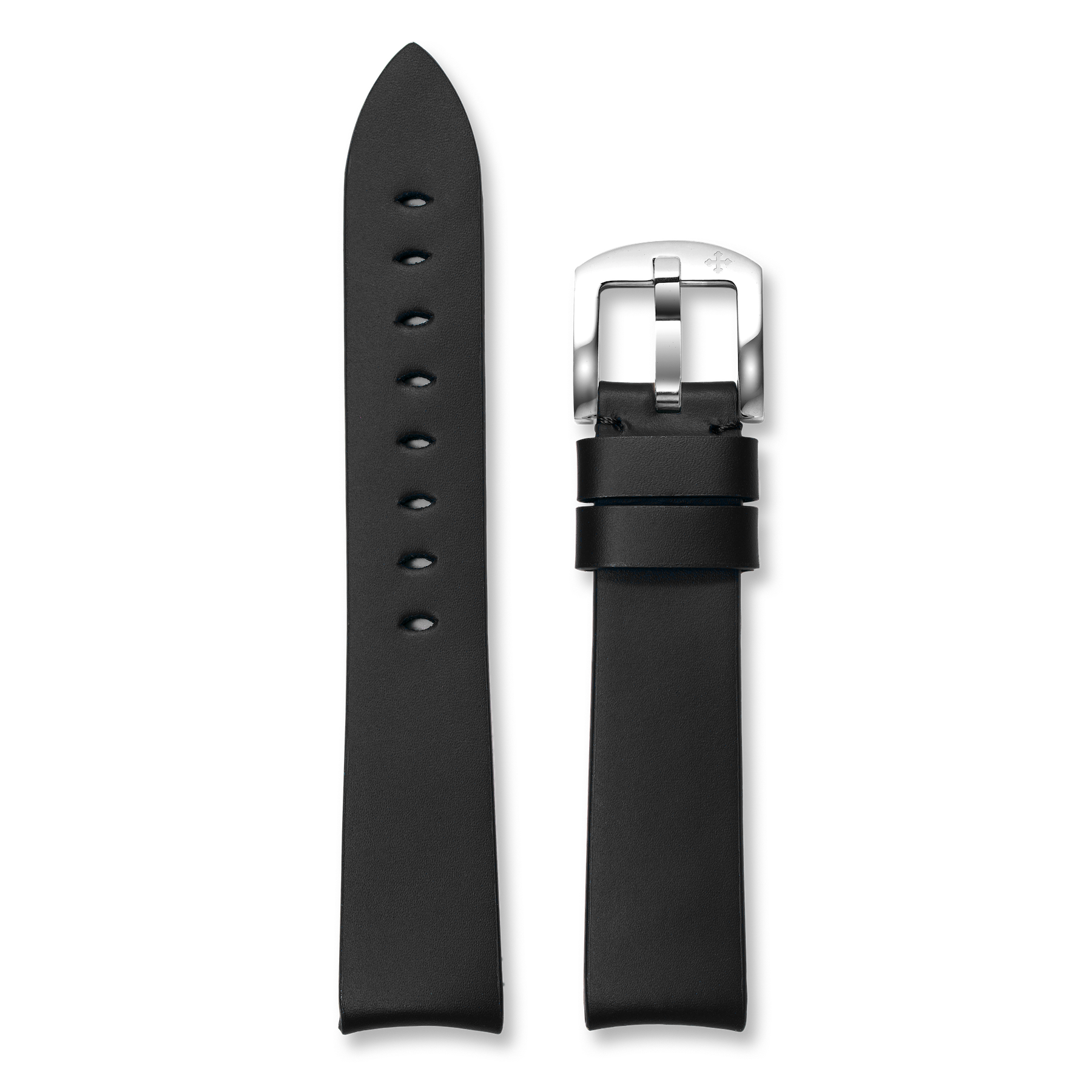 Cinturino in Pelle Nero 20mm