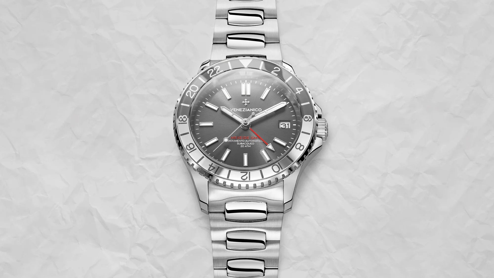 venezianico nereide gmt grigio