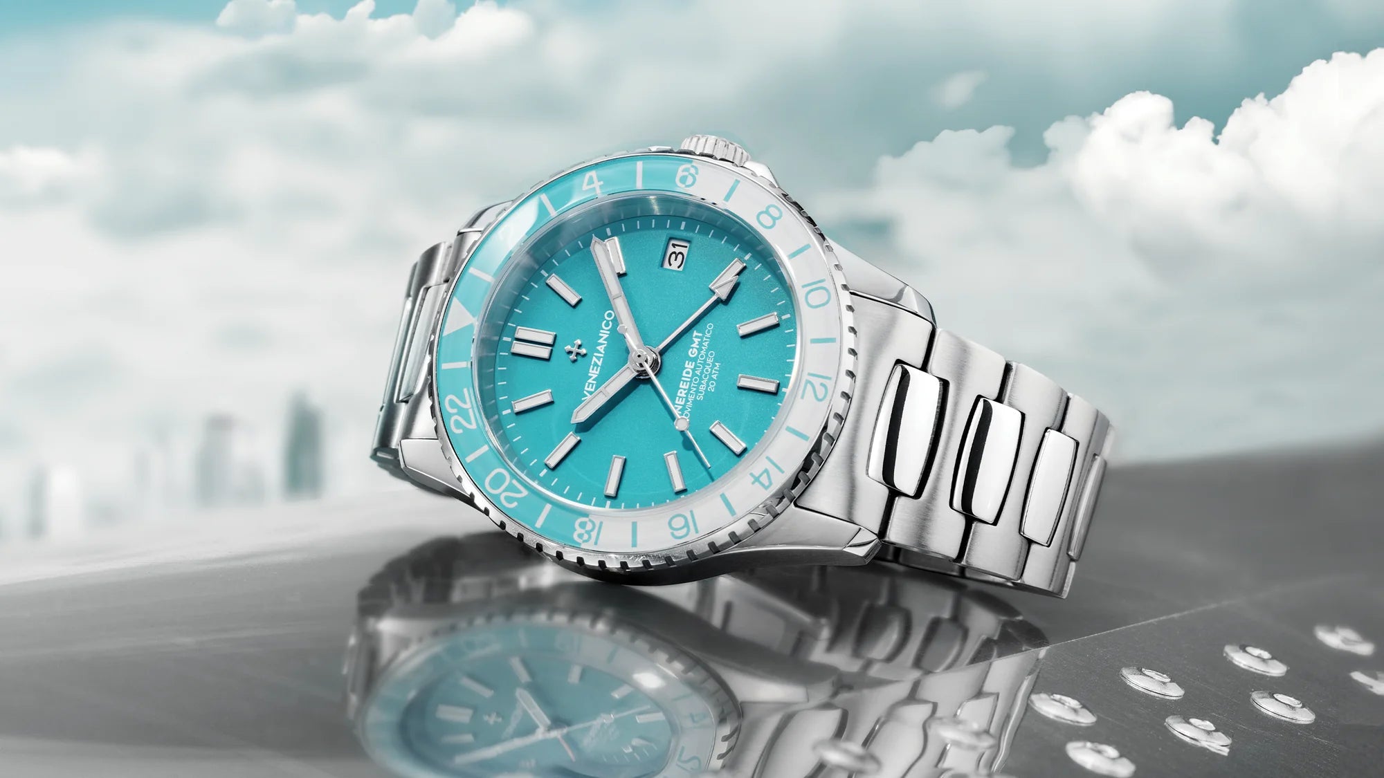 venezianico nereide gmt azzurro cielo con sfondo cielo