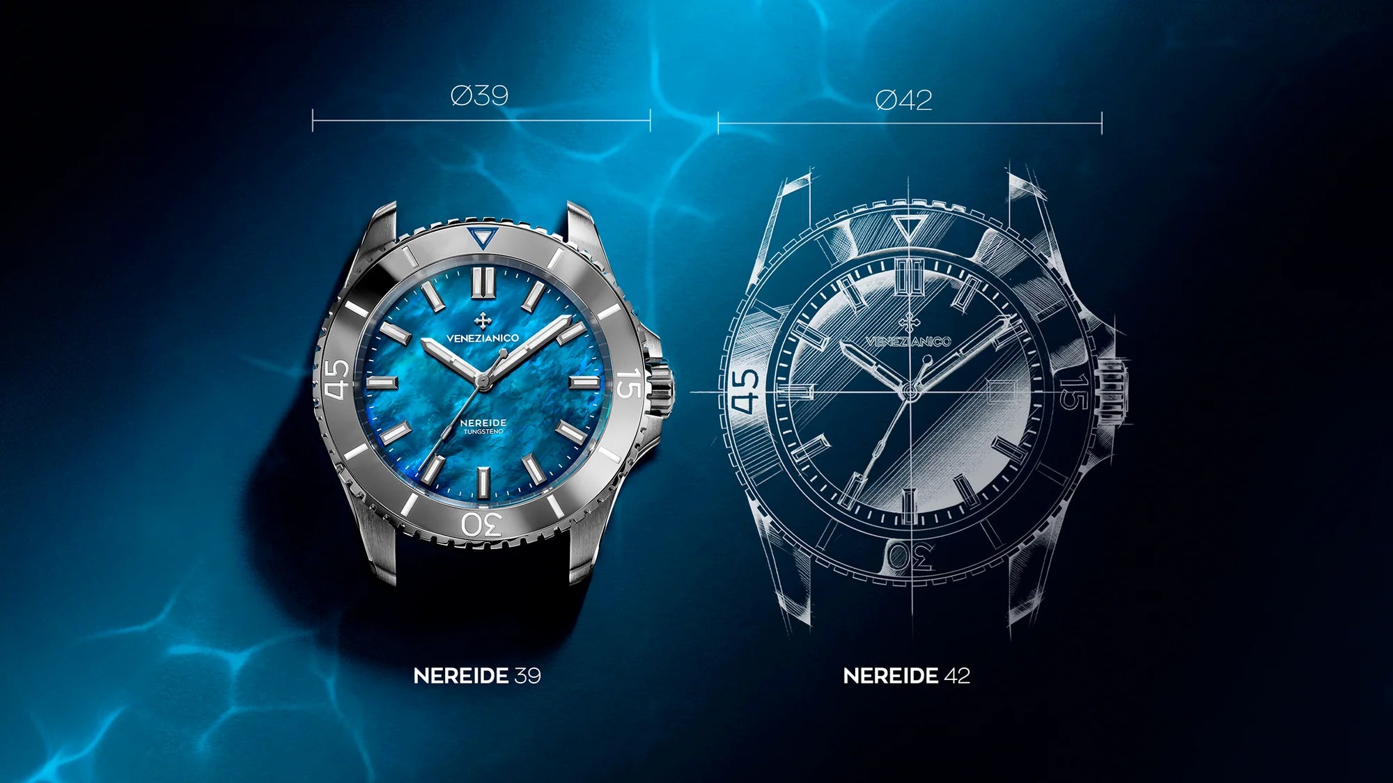 differenze nereide tungsteno 39 con venezianico nereide 42 normale