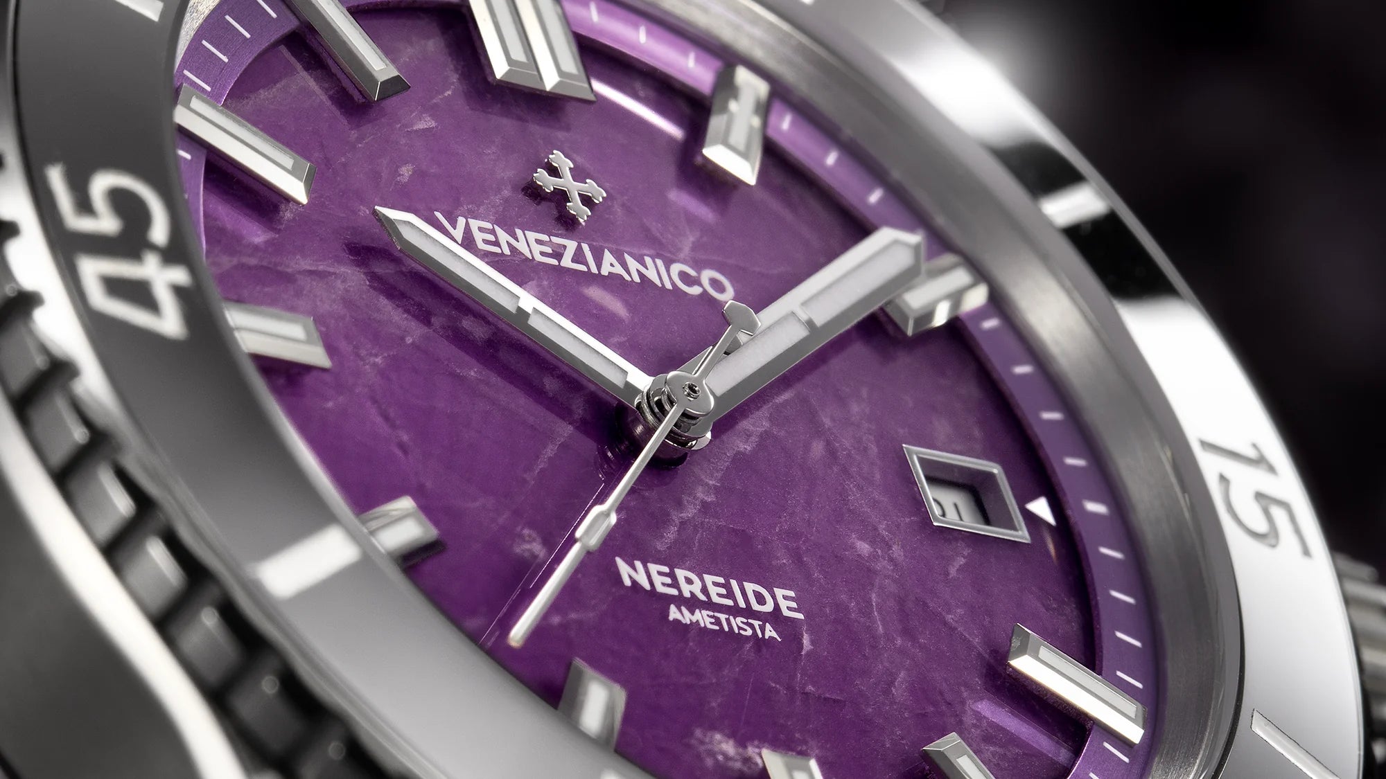 dettaglio quadrante venezianico nereide ametista