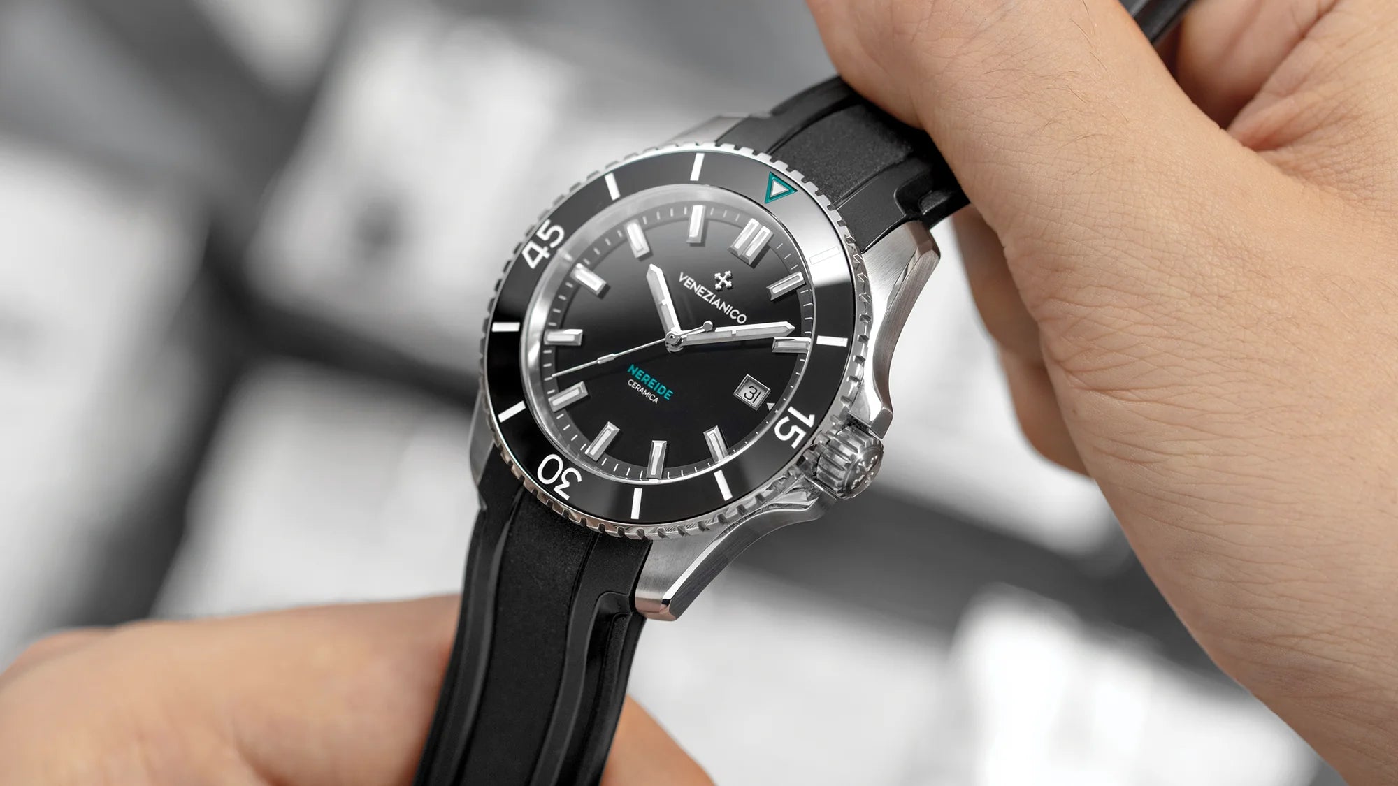 nereide ceramica nero venezianico