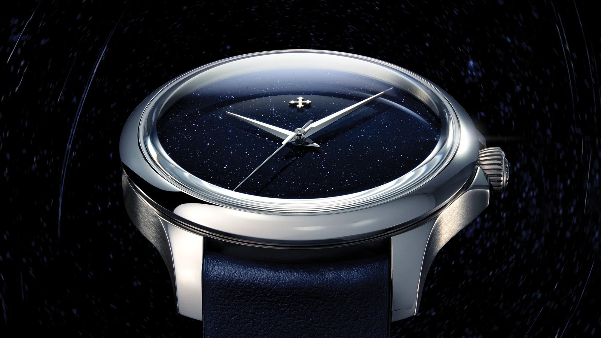 redentore avventurina con sfondo cielo stellato