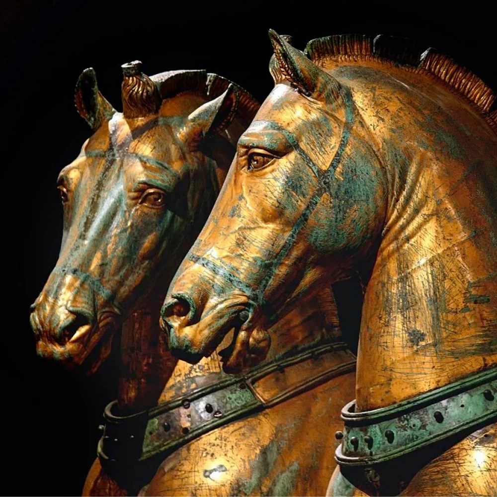 cavalli in bronzo piazza san marco venezia