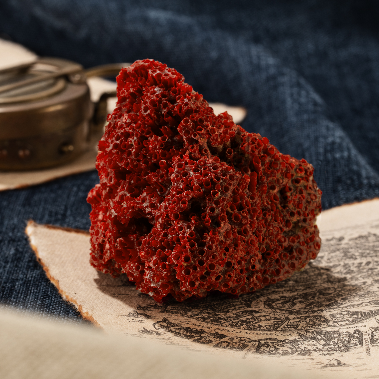 vero corallo rosso con cui è creato il quadrante