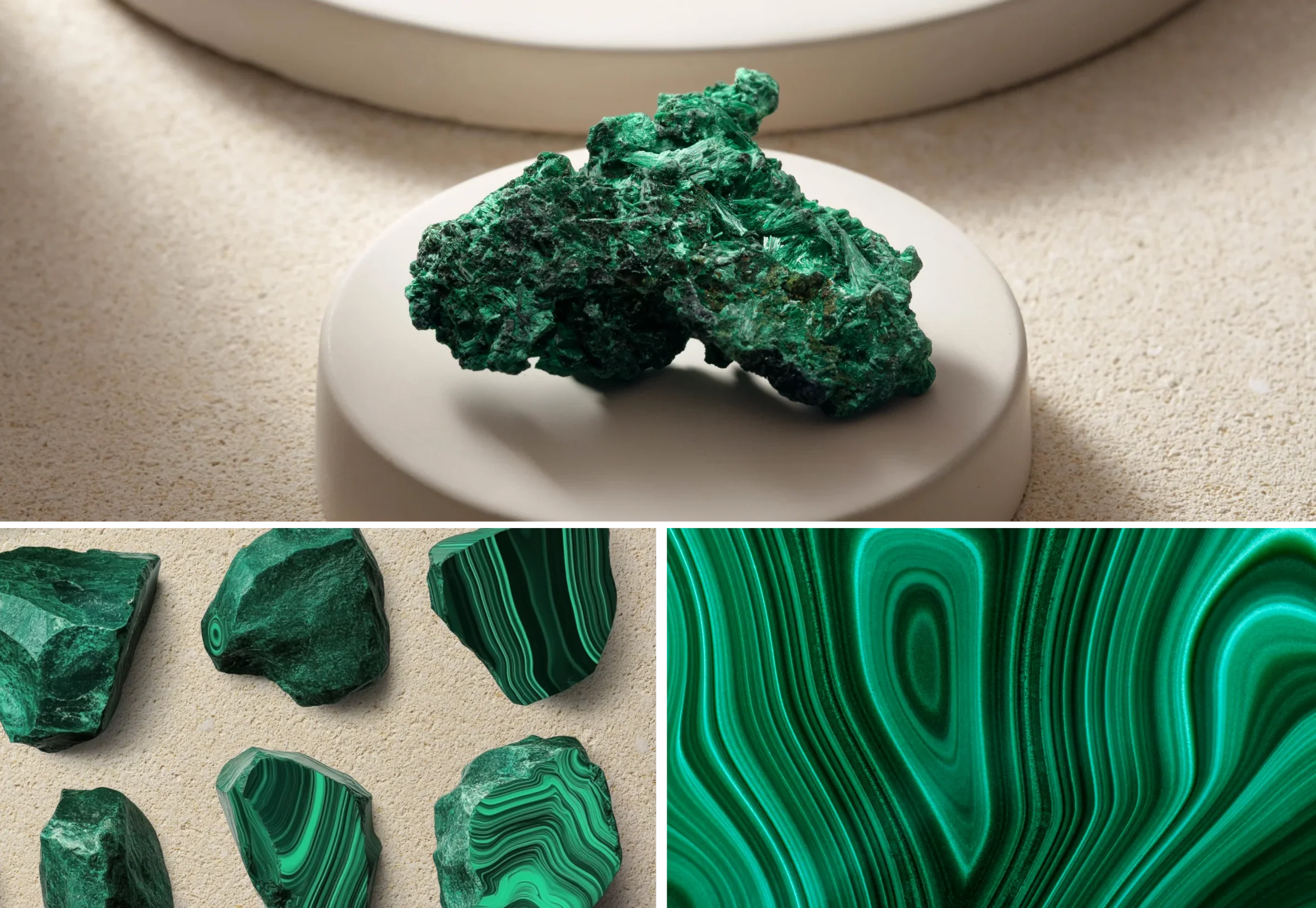 minerale verde malachite