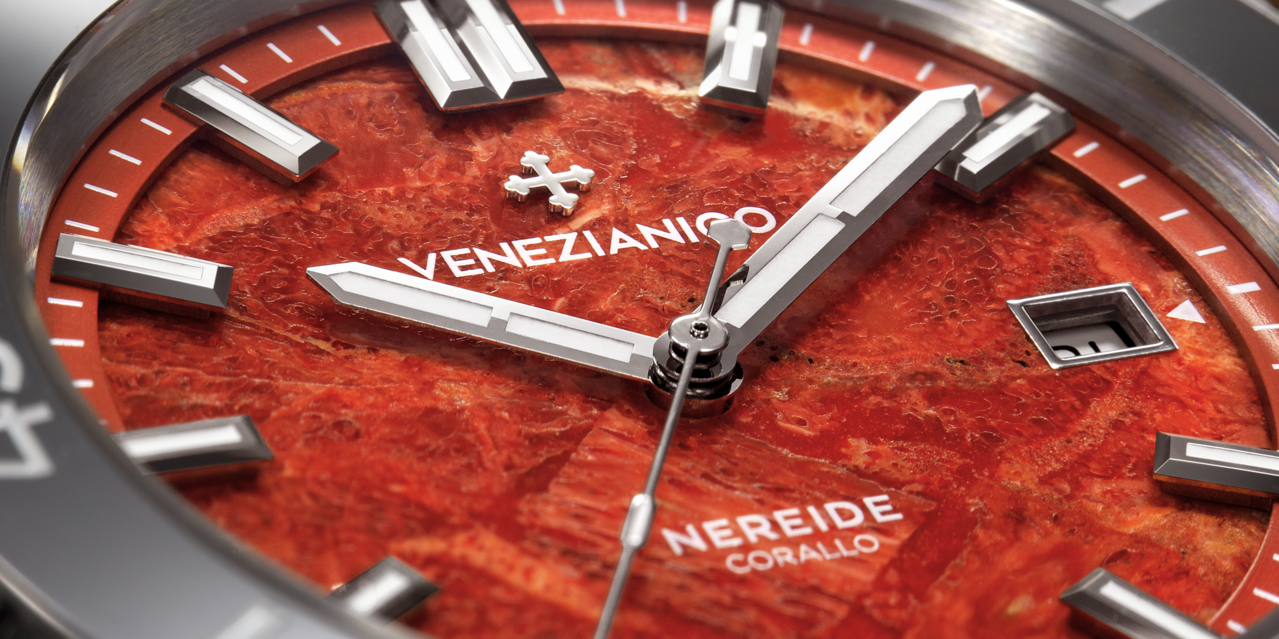 dettagli quadrante nereide corallo