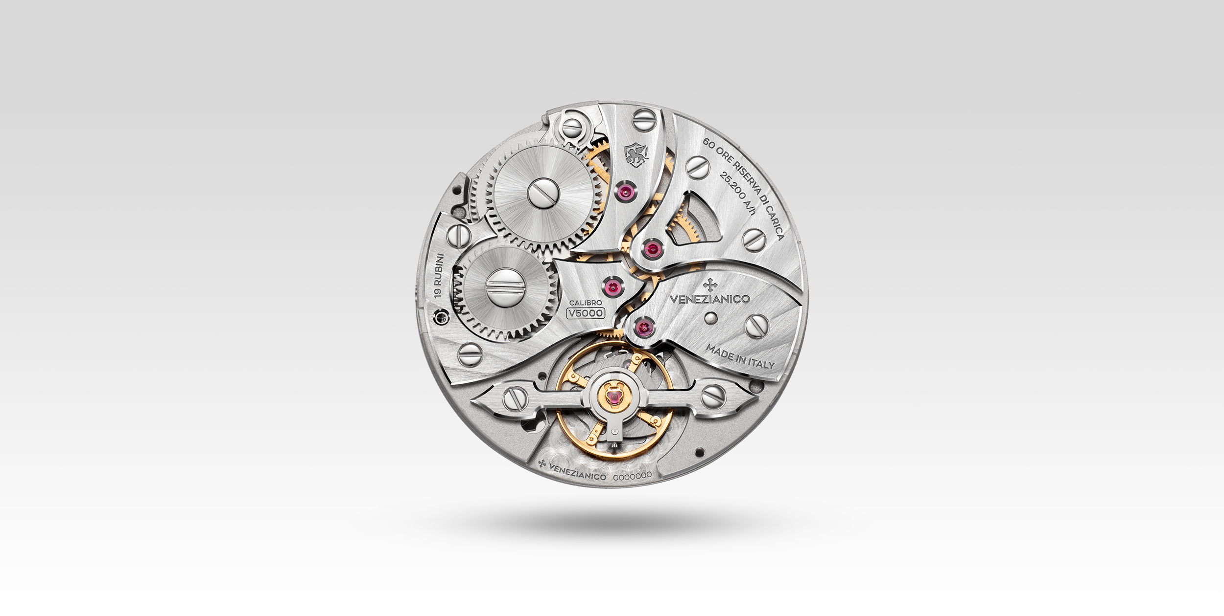 primo piano calibro v5000 venezianico manifatturiero