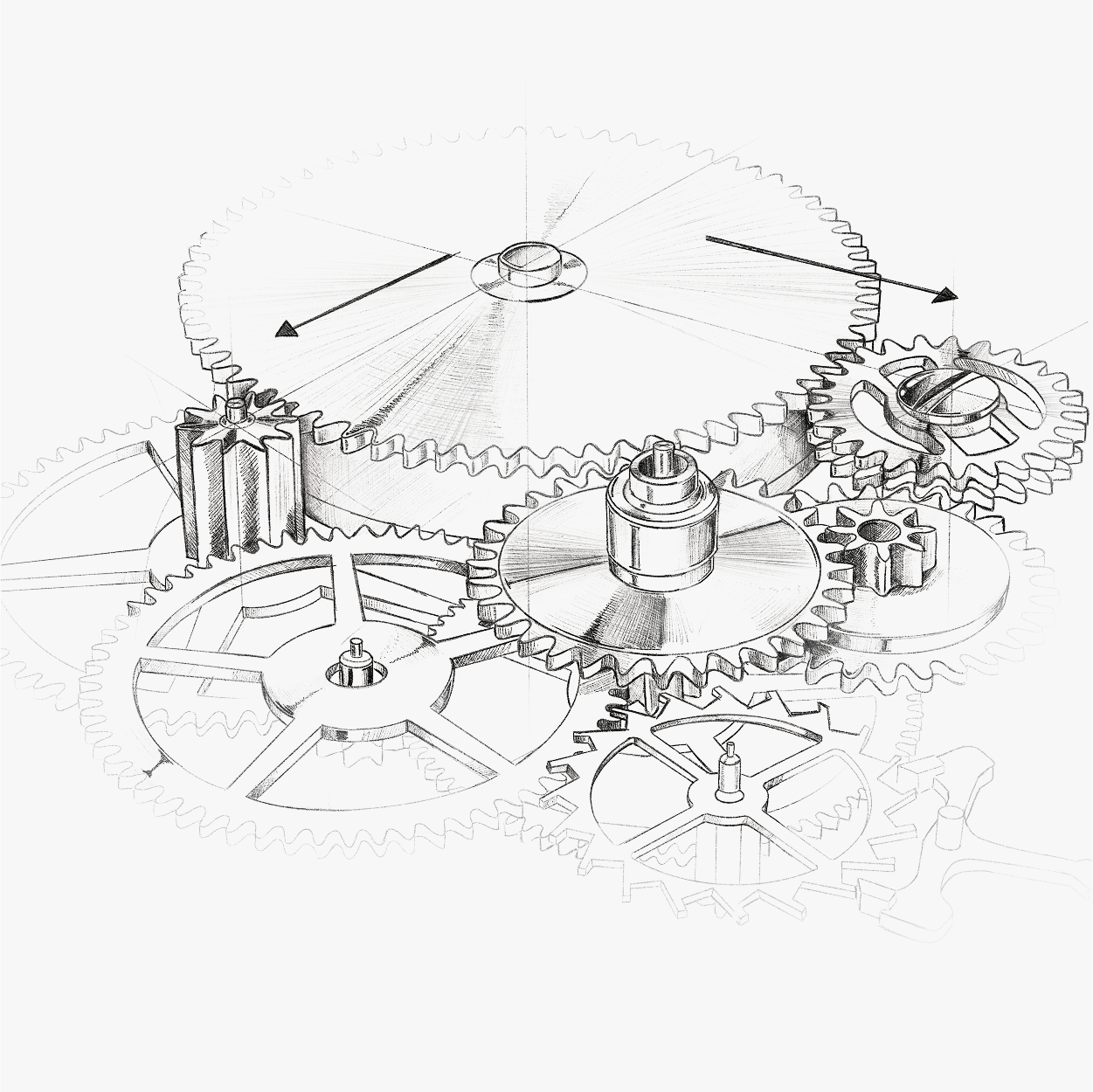 caratteristiche calibro v5000 venezianico catena del tempo sdoppiata