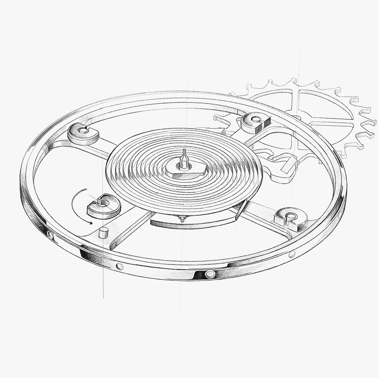 caratteristiche calibro v5000 venezianico bilanciere ad inerzia variabile