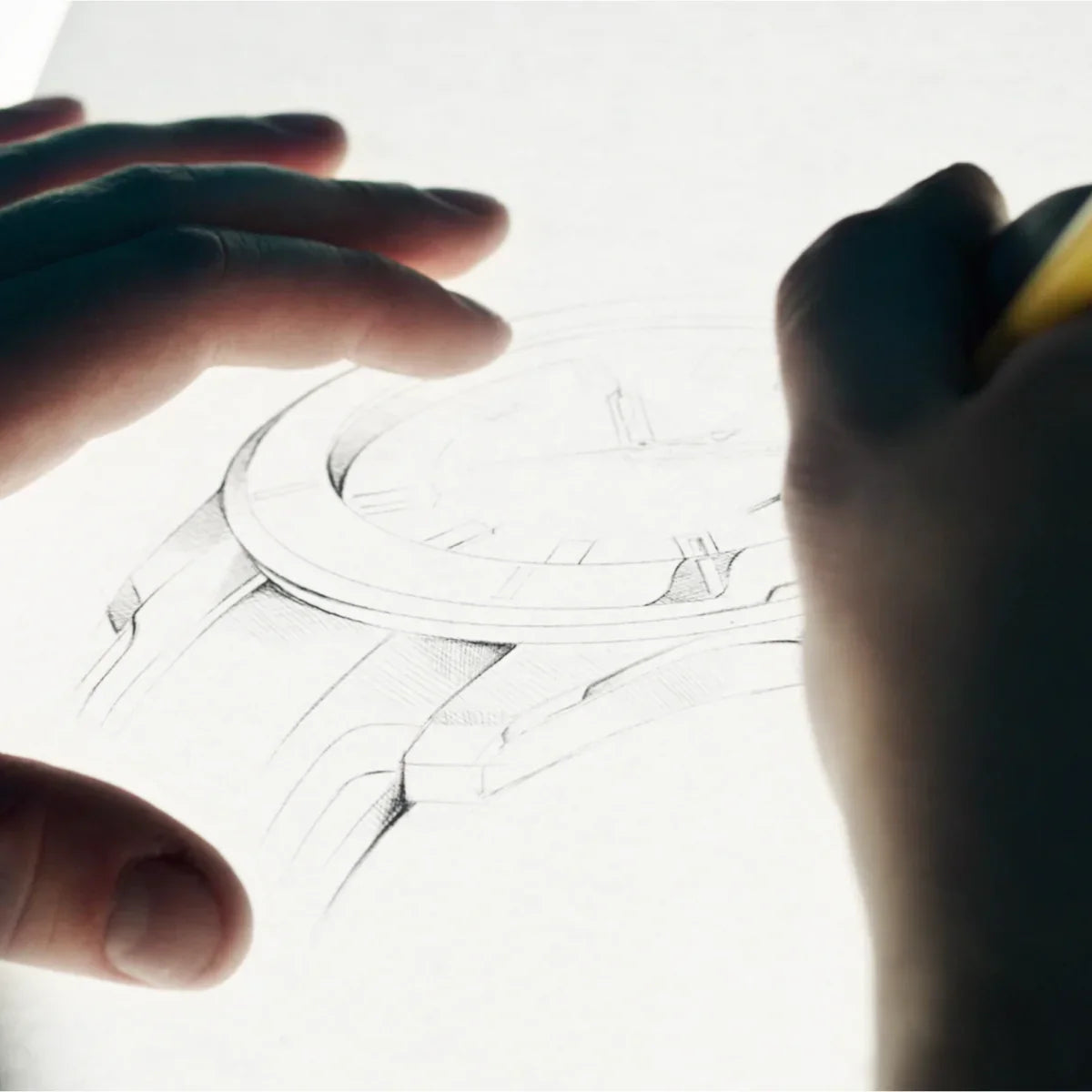 disegno del design di un orologio da parte di venezianico