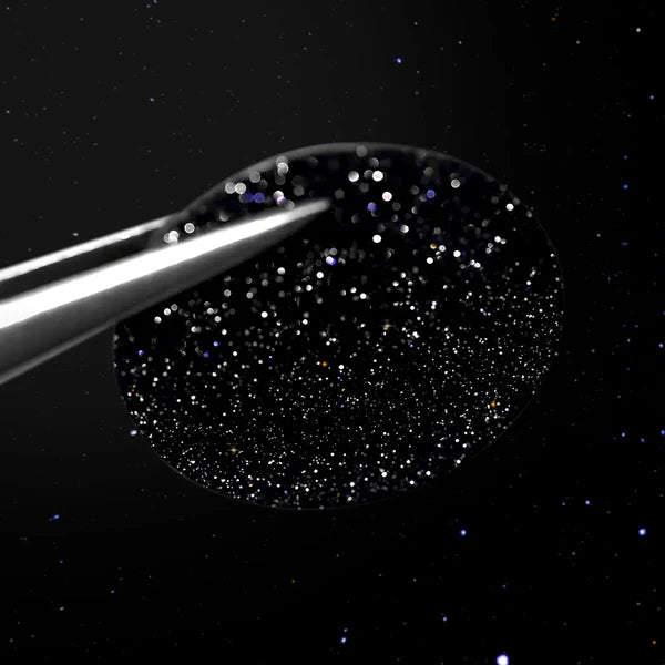 quadrante in vetro avventurina nero con cielo stellato