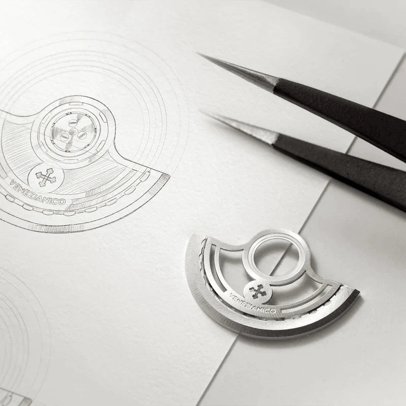 foto disegno schizzo rotore venezianico personalizzato