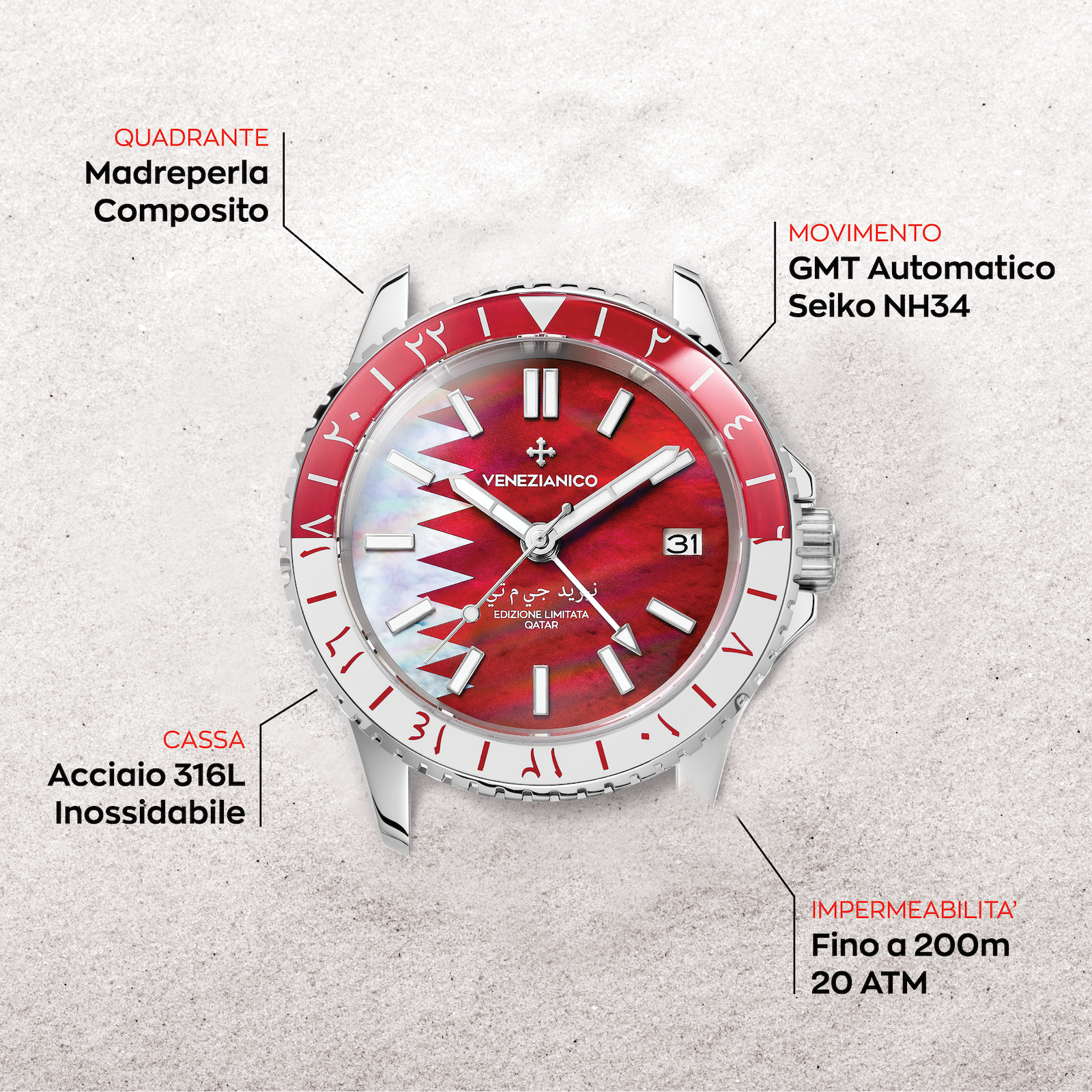 Nereide GMT - Edizione Limitata Qatar