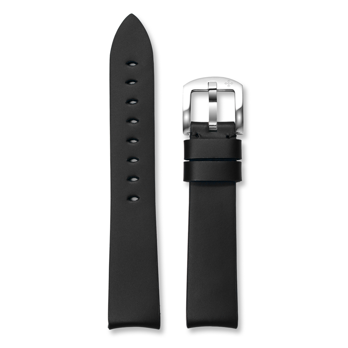 Cinturino in Pelle Nero 20mm