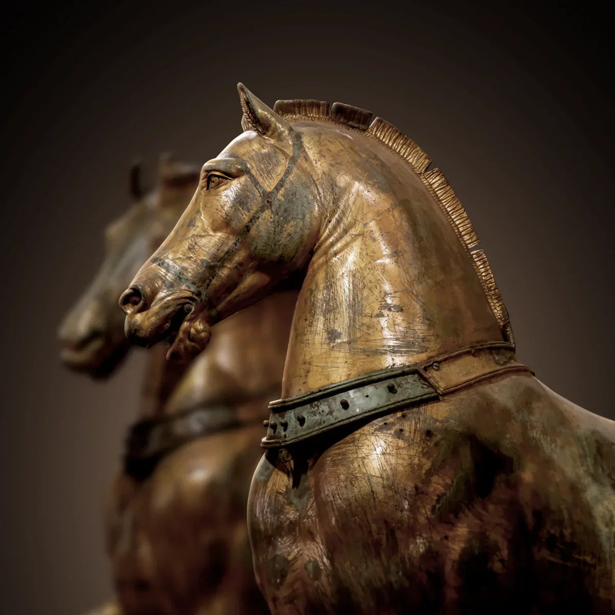 cavalli in bronzo di piazza san marco per ispirazione